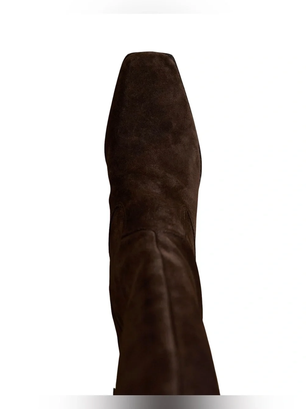 NWOB Vince Camuto Sangeti Knee High Suede Boots Brown Block Heel Size 10